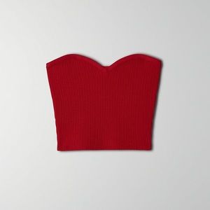 Babaton Sculpt Knit Sweetheart Top